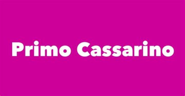 Primo Cassarino Biography, Age, Height, Wife, Net Worth, Family